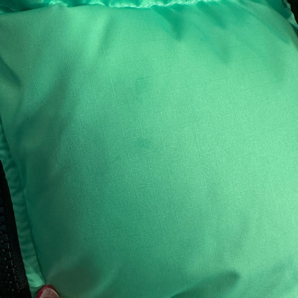 The North Face Cropped Nuptse Jacket 'Chlorophyll Green' size Small cropped - Picture 7 of 11